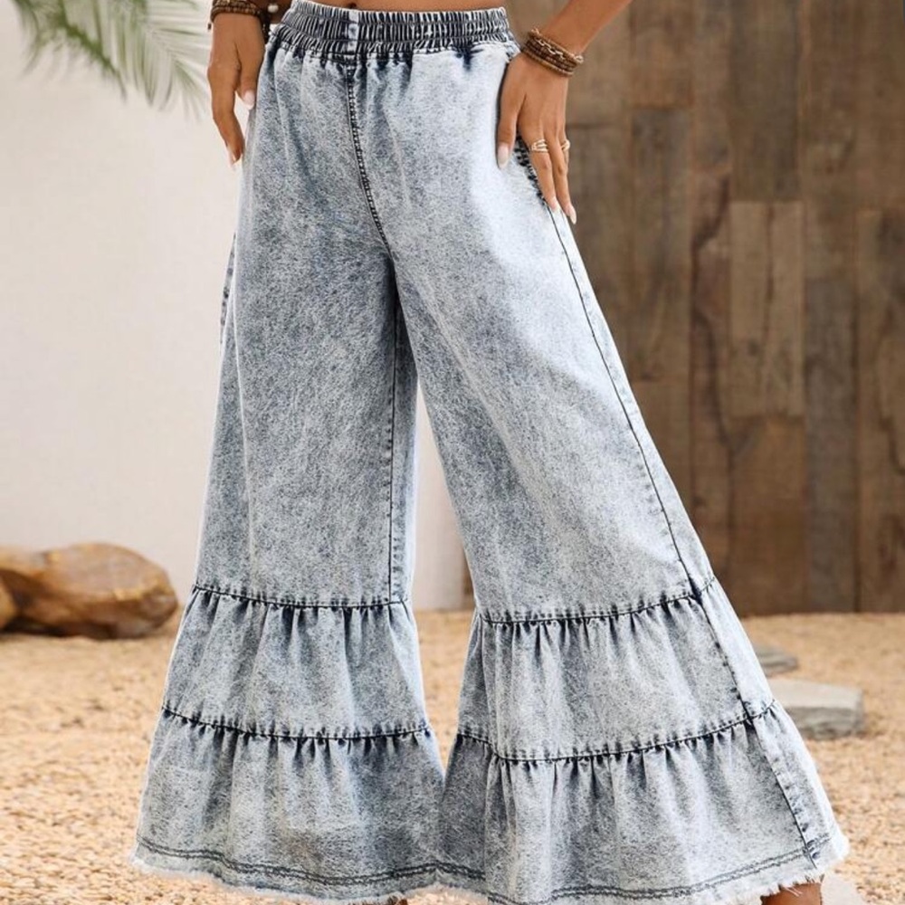 Stylish Blue Women's Jeans - Picture 4 of 6